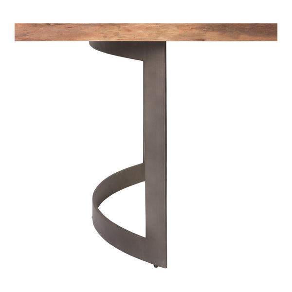 Moe's Bent Small Dining Table in Natural Acacia Wood