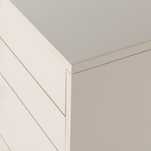 Van 7 Drawer Dresser In Matte Alabaster