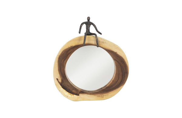 Atlas Cross Cut Mirror, Smallall, Full Man
