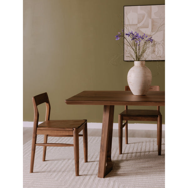 Moe's Owing Dining Chair Walnut Brown - Set of 2