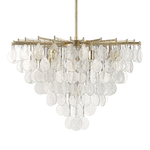 Goccia 8 Light Tear Drop Glass Pendant