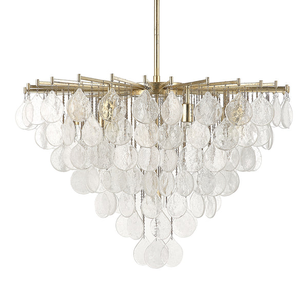 Goccia 8 Light Tear Drop Glass Pendant
