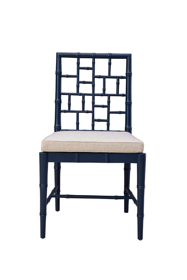 Blue Hugo Side Chair