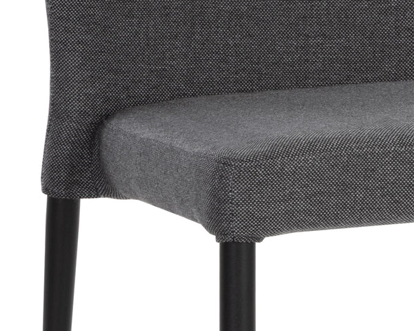 JAMES STACKABLE DINING CHAIR - CITY GREY