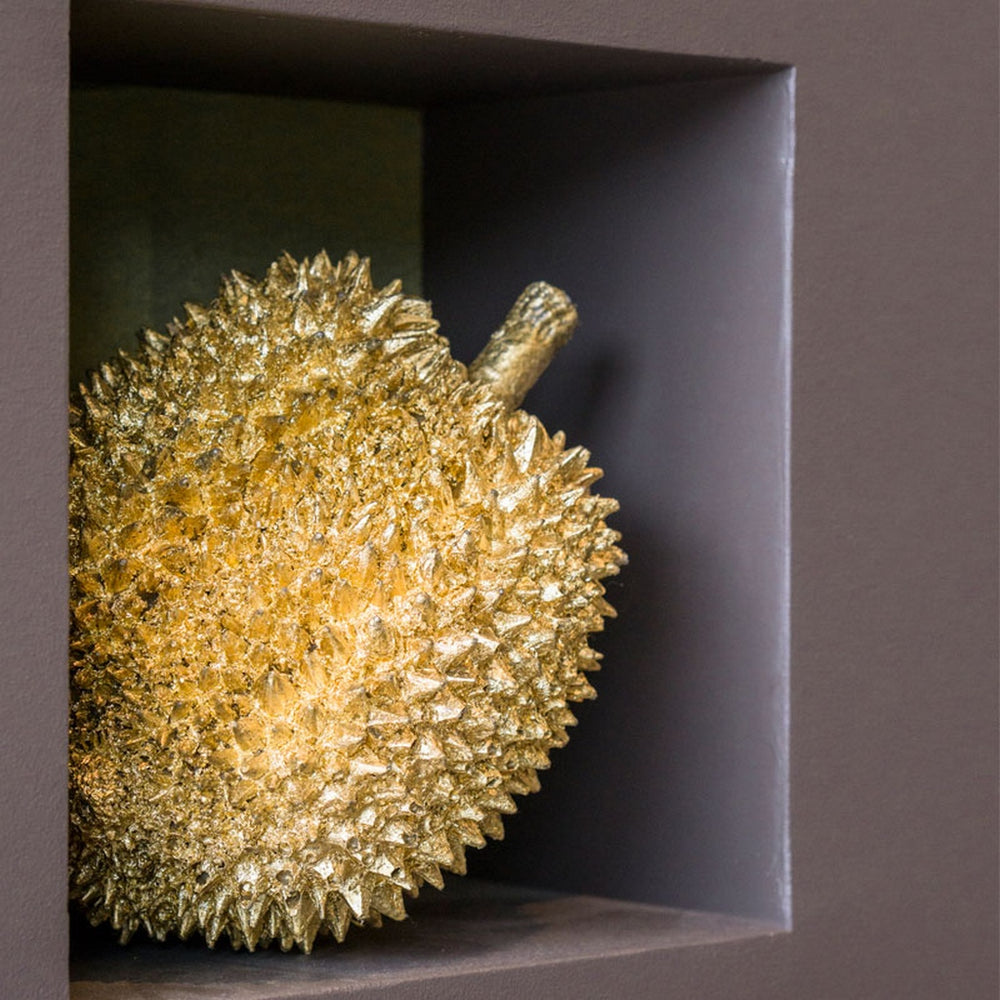 Gilded Resin Durian Fruit