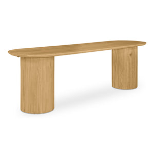 Povera Dining Bench in Natural Oak