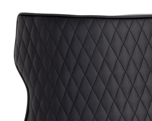 GIANNI OFFICE CHAIR - DILLON STRATUS / DILLON BLACK