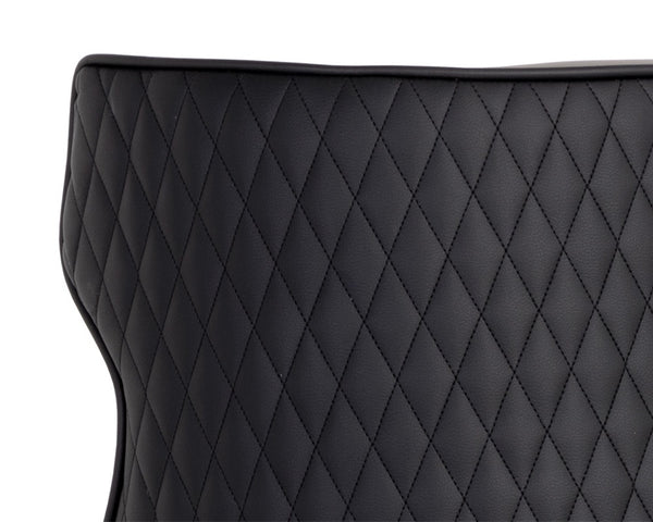 GIANNI OFFICE CHAIR - DILLON STRATUS / DILLON BLACK