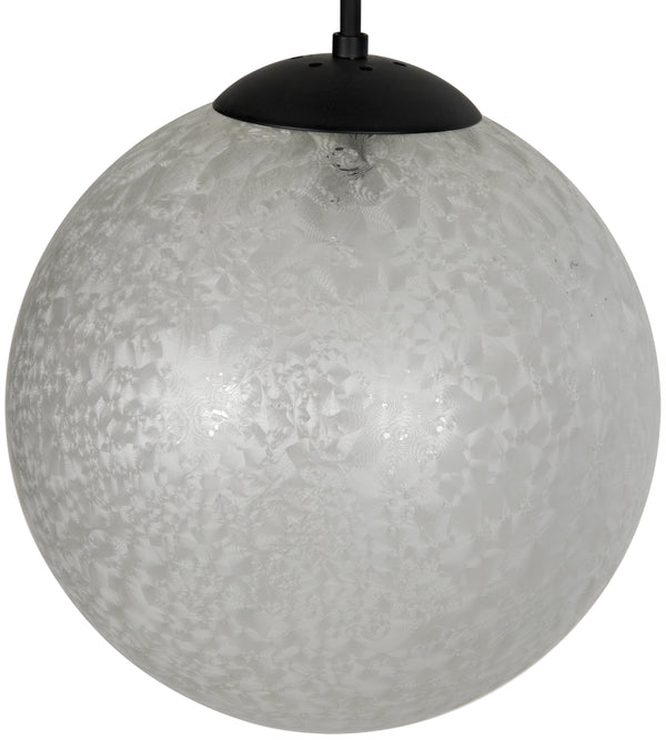 Artemis Chandelier, Steel with Black Finish