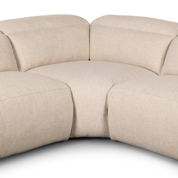 Radley Power Recliner 5-Piece Sectional - Antigo Natural