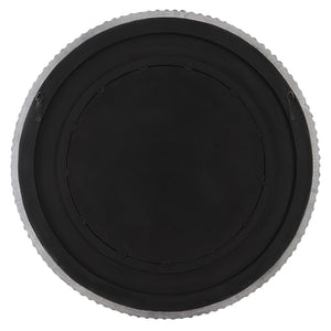 Portside Round Gray Mirror