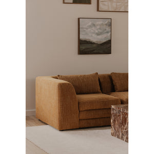 Moe's Lowtide Corner Chair Amber Glow