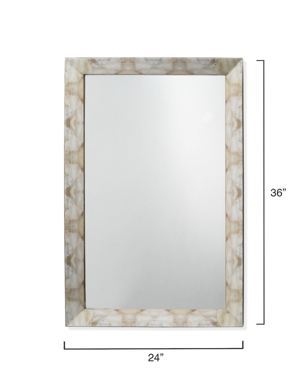 Fragment Rectangle Wall Mirror, Small