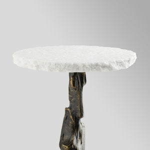 Amida Side Table | Bronze | White