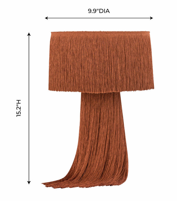 Atolla Brick Tassel Table Lamp
