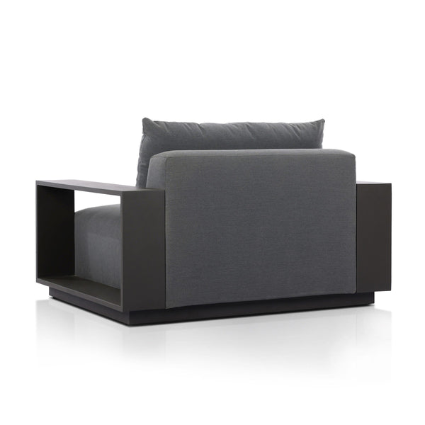 Branford Outdoor Metal Chair - Arashi Graphite