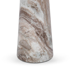 Huxley Marble Round Accent Table - 18"