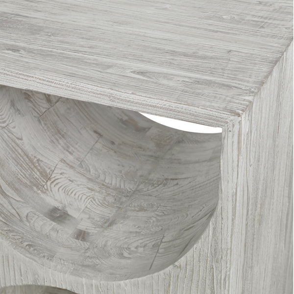 Hans White Side Table