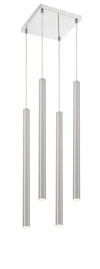 Forest 4 Light Island/Billiard in Chrome Finish