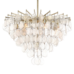 Goccia 8 Light Tear Drop Glass Pendant