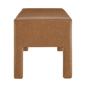 Lucca PU Bench, Vintage Cider