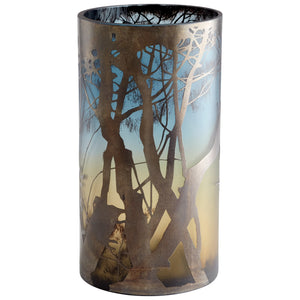 Miombo Vase in Green and Blue