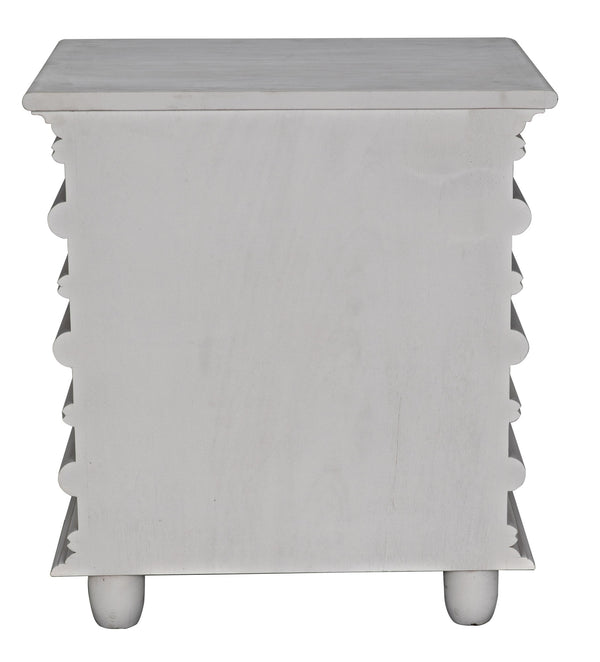 Ascona Side Table, White Wash