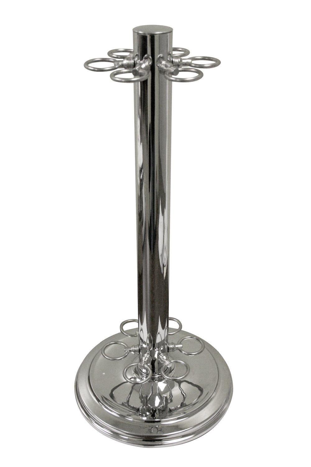 Players Billiard Cue Stand in Chrome Finish