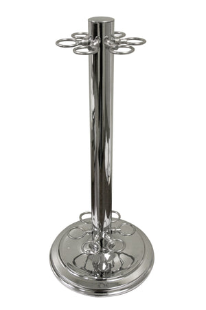 Players Billiard Cue Stand in Chrome Finish