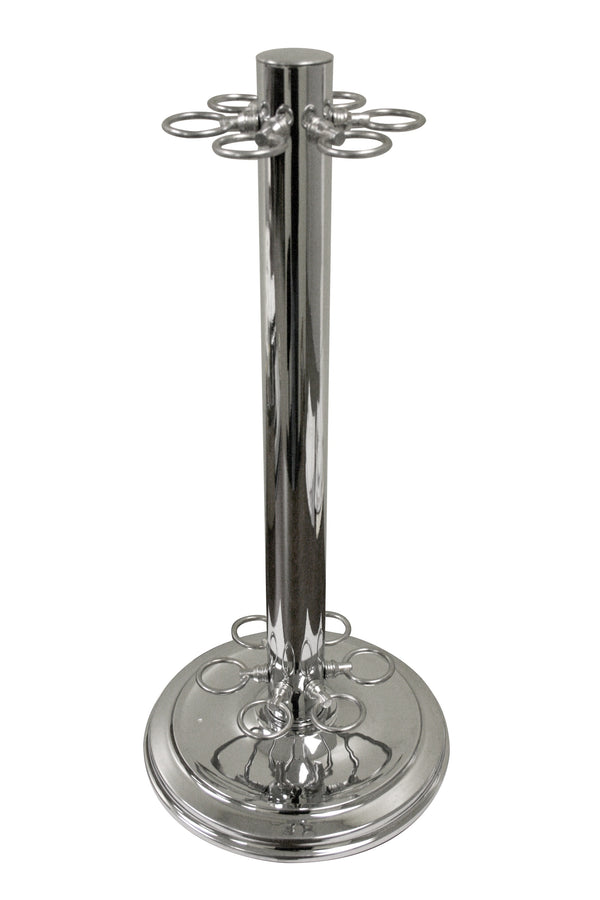 Players Billiard Cue Stand in Chrome Finish