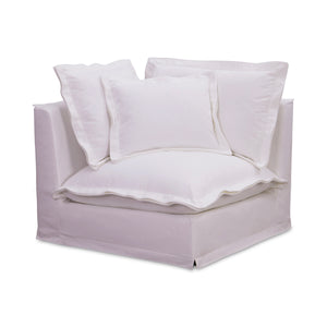 Moe's Olivia Corner Chair with Feather Blend