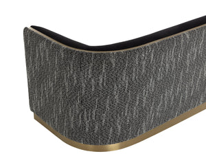 LARRON SOFA - ABBINGTON BLACK / HOBBES NIGHT