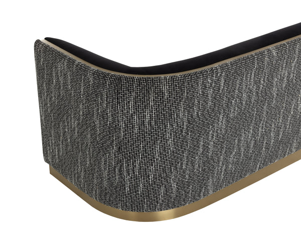 LARRON SOFA - ABBINGTON BLACK / HOBBES NIGHT