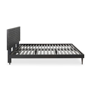 Moe's Pablo Queen Bed in Black Sheesham Wood