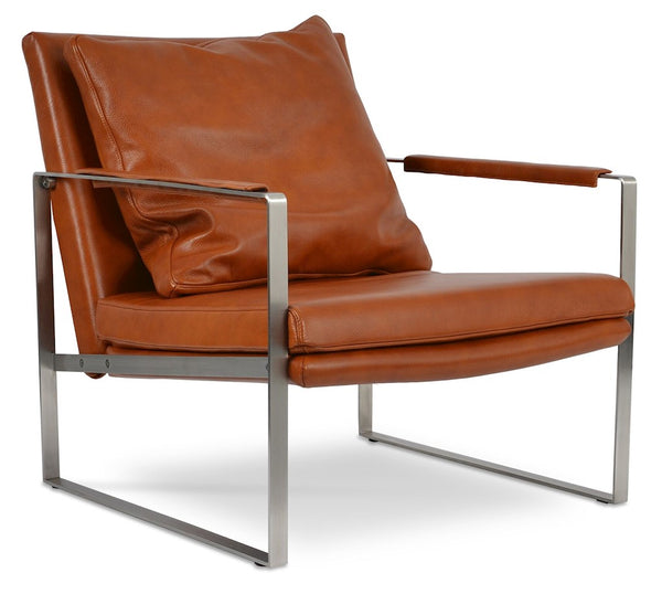 Geovani chair Amber Genuine leather