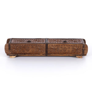 Found Carved Box In Reclaimed Natural