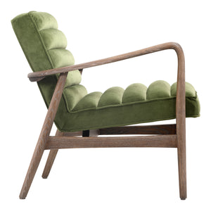 Anderson Armchair in Dark Ivy Velvet