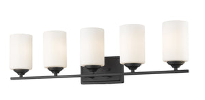 Bordeaux 5 Light Vanity  in Bronze Finish