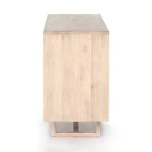 Clarita Sideboard In White Wash Mango