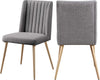 Alexandra Dining Chair In Brushed Gold