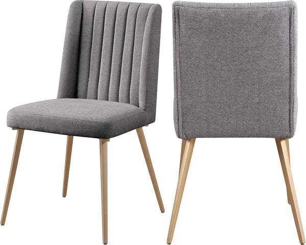 Alexandra Dining Chair In Brushed Gold
