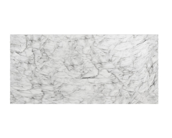 NOMAD COFFEE TABLE - MARBLE LOOK - WHITE