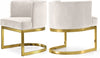 Donna Dining Chair In Cream Velvet