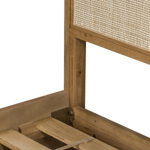 Allegra Bed-Natural Cane-Queen