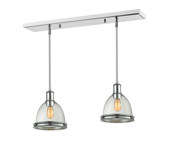 Mason 2 Light Island/Billiard in Chrome Finish
