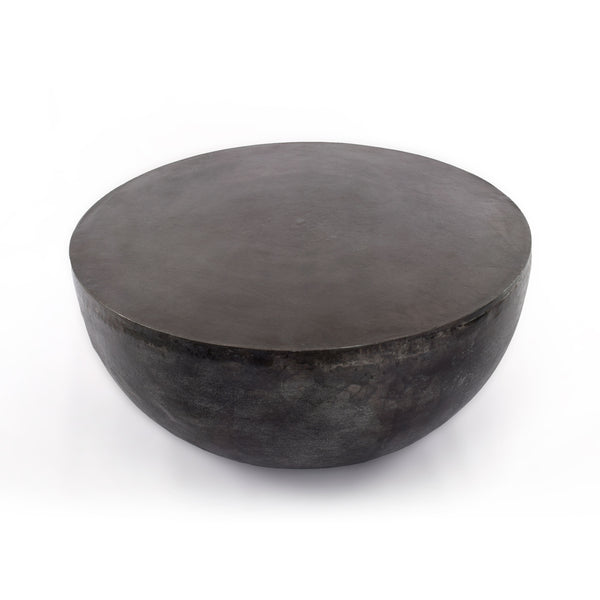 Basil Outdoor Coffee Table In Aged Grey