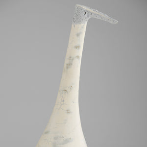 Egret Sculpture | White - Large