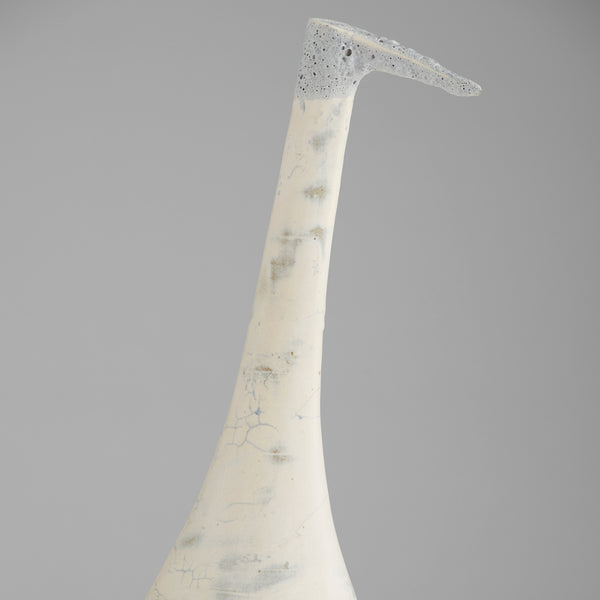 Egret Sculpture | White - Large