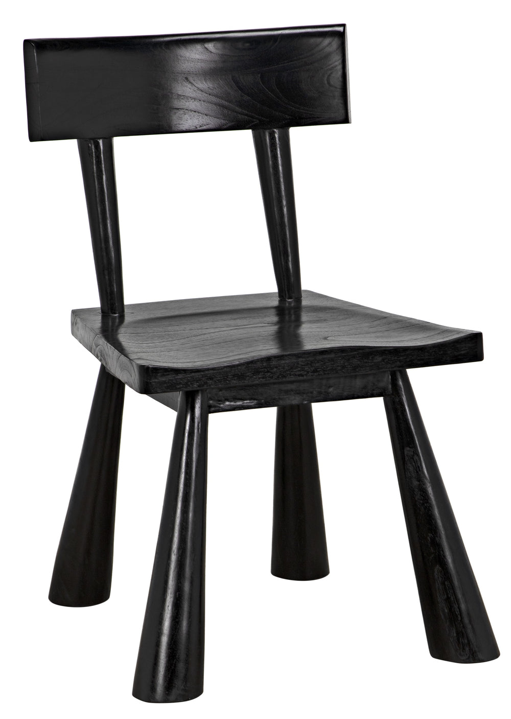 Gilbert Sungkai/Mindi Chair in Charcoal Black