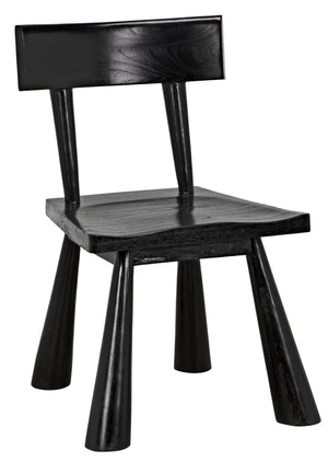 Gilbert Sungkai/Mindi Chair in Charcoal Black